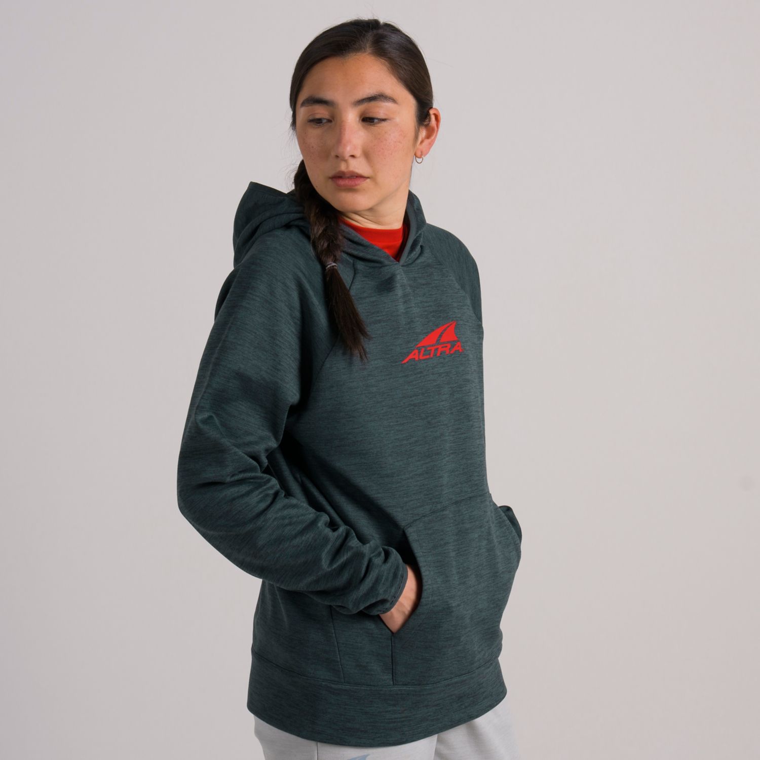 Altra Everyday Hoodie Damen Dunkelgrün | Schweiz-57893149