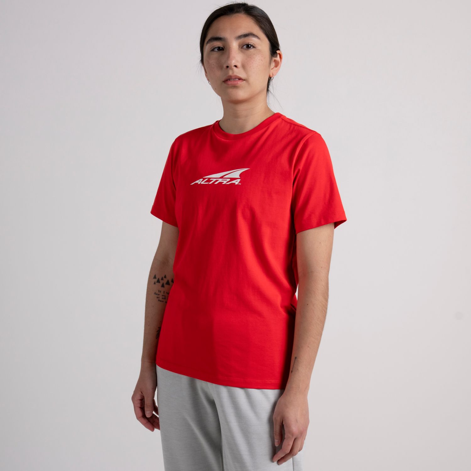 Altra Everyday Recycled T-shirts Damen Rot | Schweiz-98034269