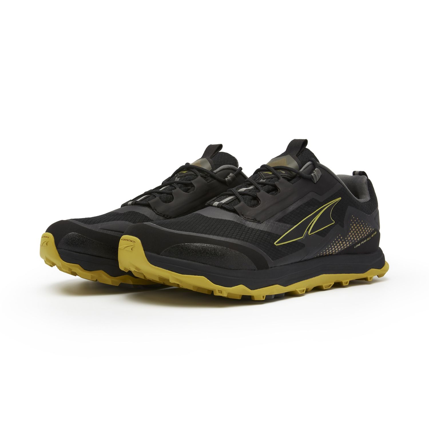 Altra Lone Peak All-wthr Low Trailrunning Schuhe Herren Schwarz Gelb | Schweiz-36147589