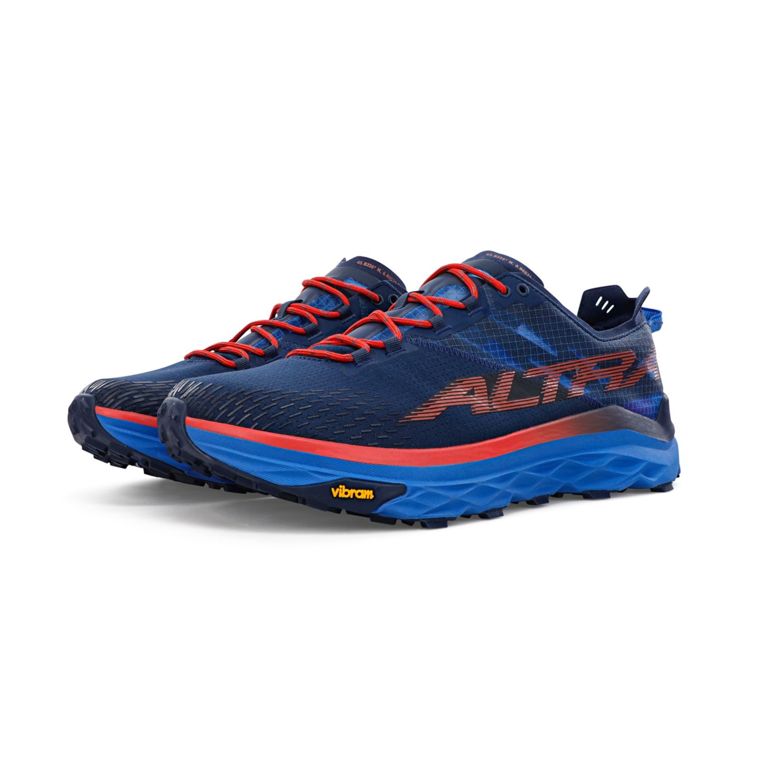 Altra Mont Blanc Trailrunning Schuhe Herren Blau Rot | Schweiz-10596239