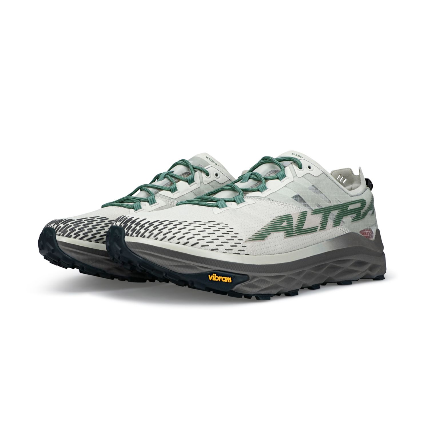 Altra Mont Blanc Trailrunning Schuhe Herren Grau Grün | Schweiz-47985369