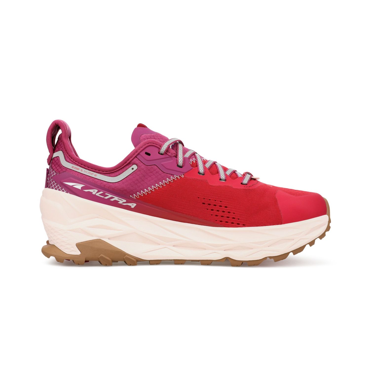 Altra Olympus 5 Trailrunning Schuhe Damen Rot Lila | Schweiz-32907469