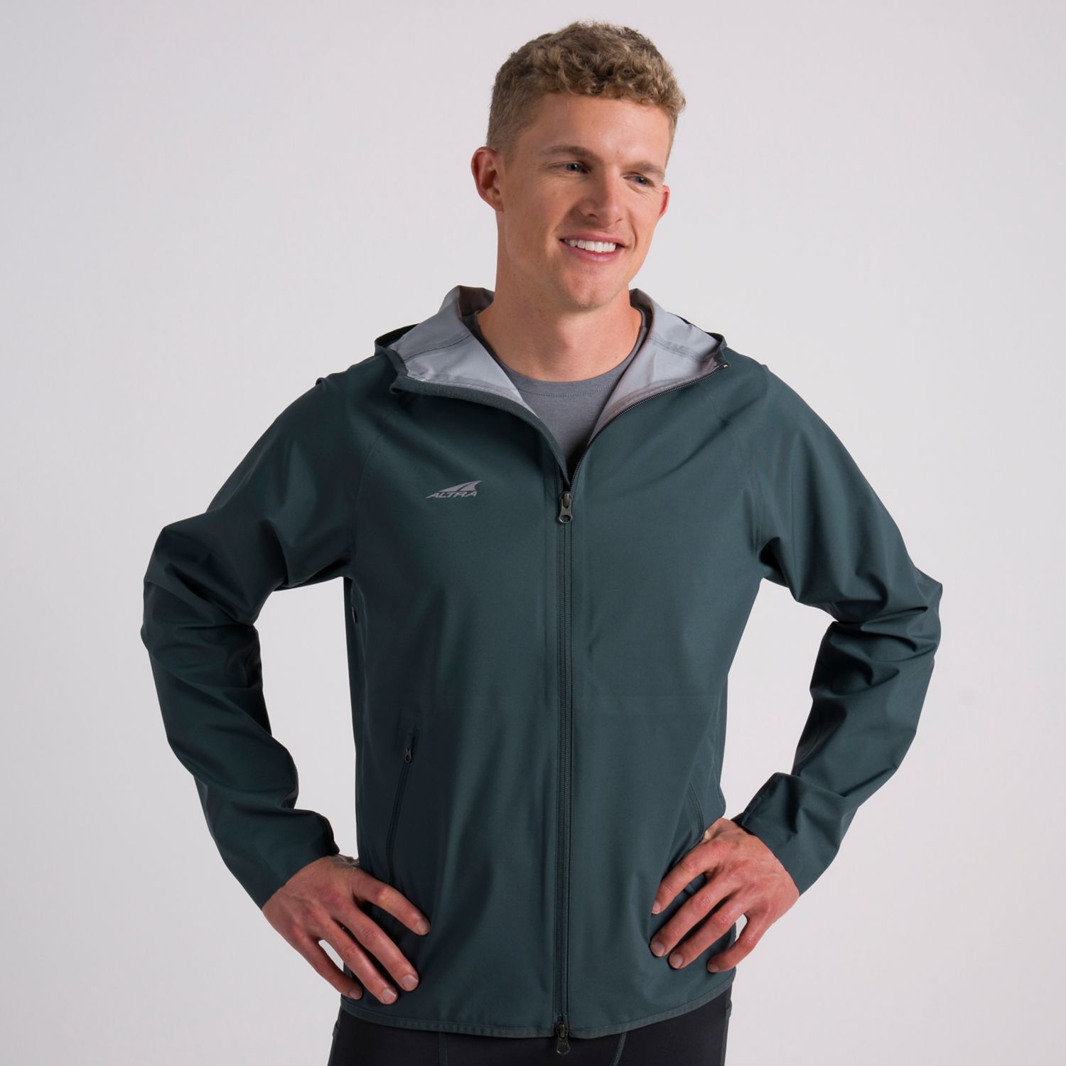 Altra Wasserdichte Laufjacke Herren Dunkelgrün | Schweiz-61534909