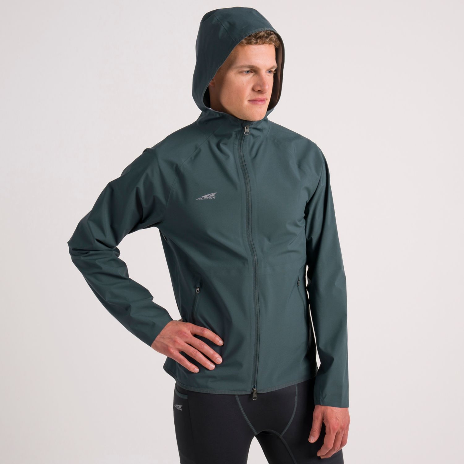 Altra Wasserdichte Laufjacke Herren Dunkelgrün | Schweiz-61534909